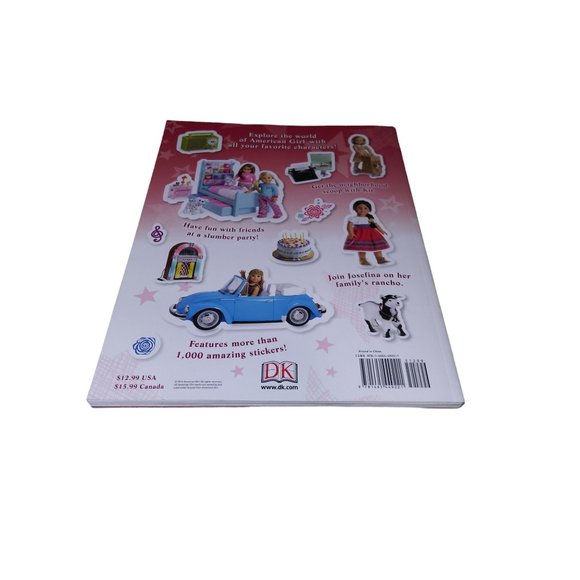 VTG American Girl Puzzle Paper Puzzle Piece DK Ultimate Sticker Collection Lot - Picture 5 of 16